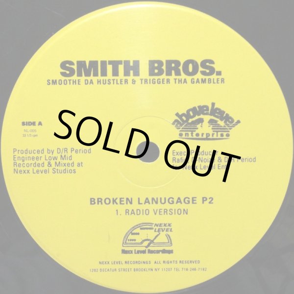 画像1: SMITH BROS. / BROKEN LANUGAGE P2 (1)