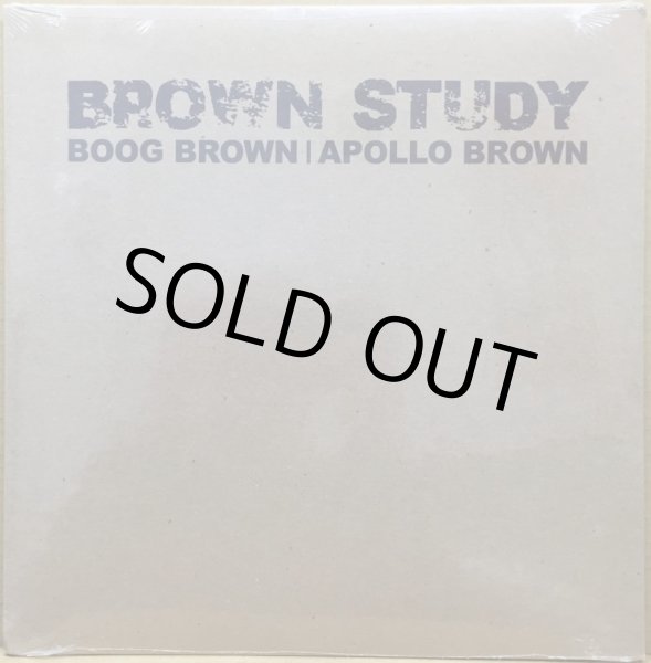 画像1: BOOG BROWN, APOLLO BROWN / BROWN STUDY (1)