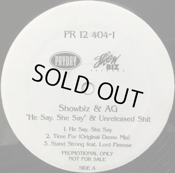 画像1: SHOWBIZ & A.G. / HE SAY, SHE SAY & UNRELEASED SHIT (BOOT) (1)