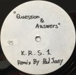 画像1: KRS-ONE / QUESTIONS AND ANSWERS -PAL JOEY REMIX- (1)