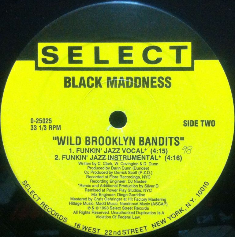 BLACK MADDNESS / WILD BROOKLYN BANDITS