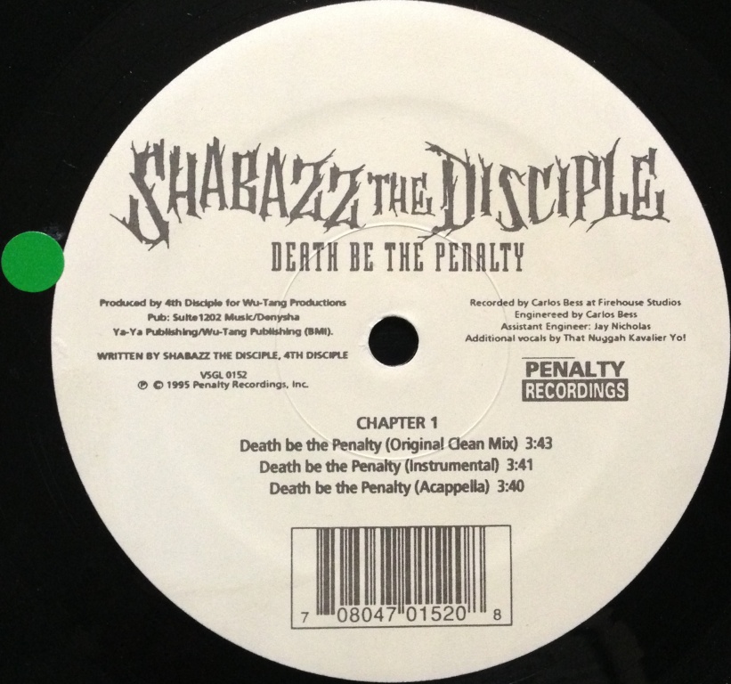 SHABAZZ THE DISCIPLE / DEATH BE THE PENALTY