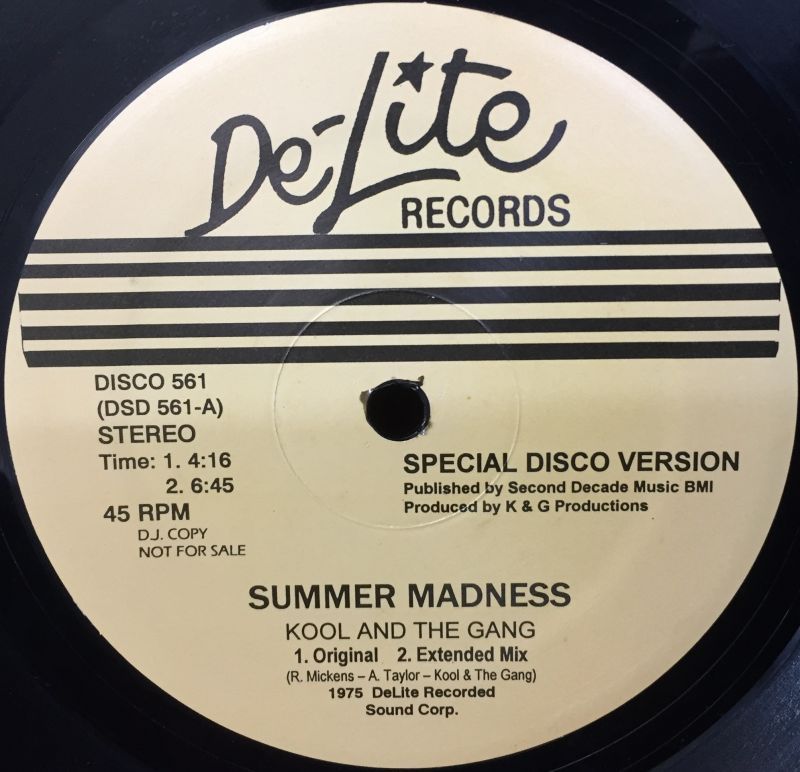 KOOL AND THE GANG - SUMMER MADNESS レコード - 洋楽