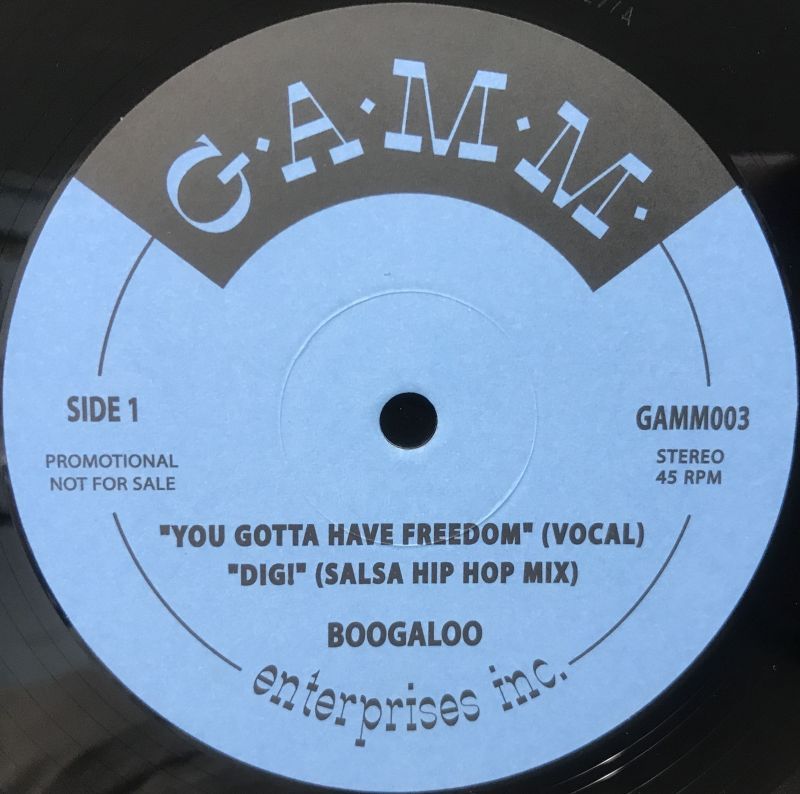 BOOGALOO / YOU GOTTA HAVE FREEDOM (RE)